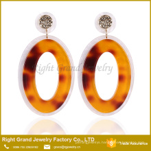 Designer Inspired Earrings Trendy Tanishq Earrings Price Drop Donut UV Acrylic Earrings For Woman Jewelry